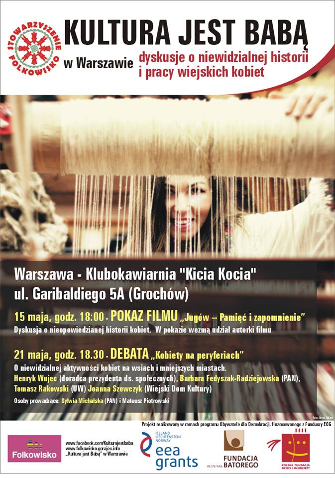 Plakat - Kultura jest Babą w Warszawa